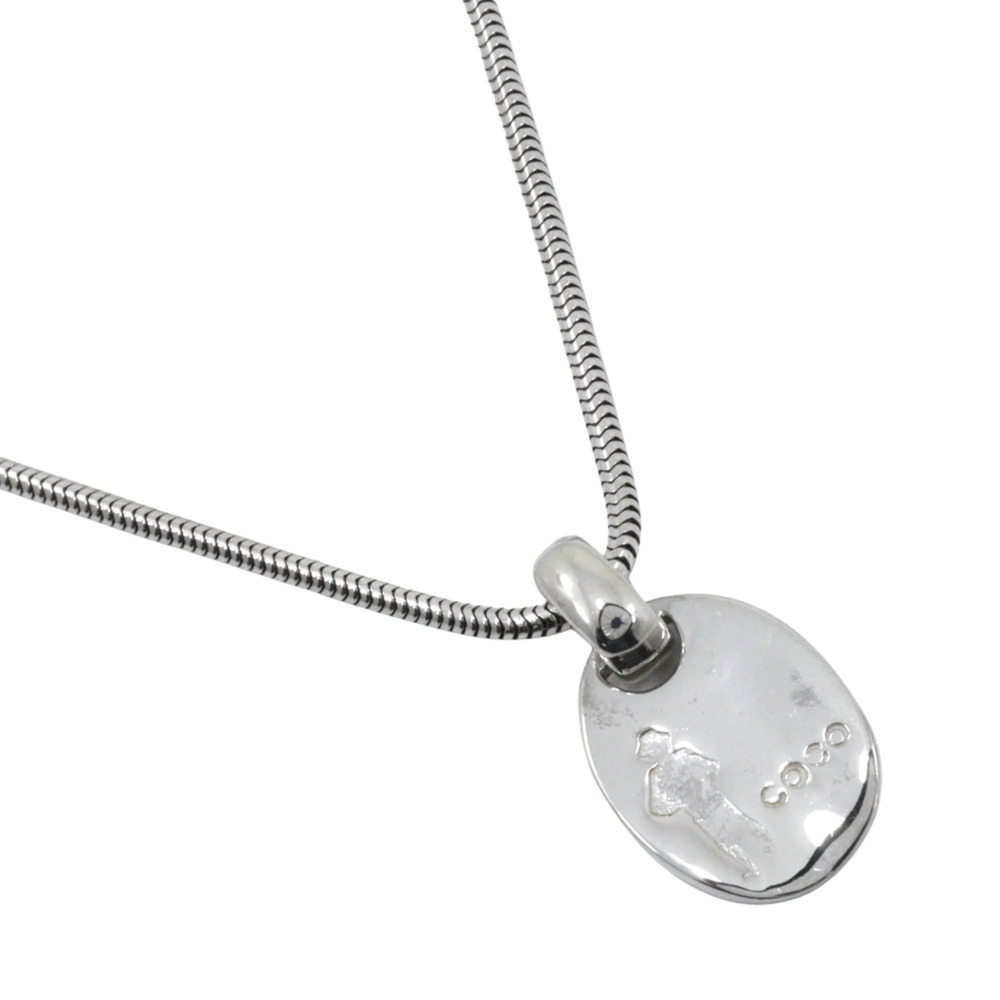 CHANEL Authentic Silver Necklace